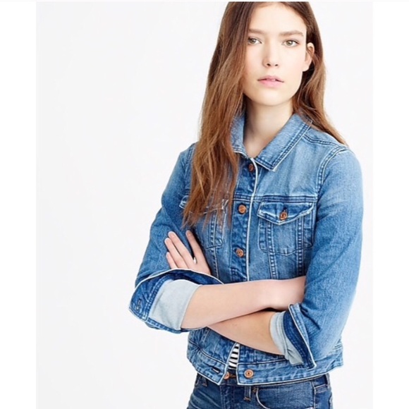 j crew petite denim jacket
